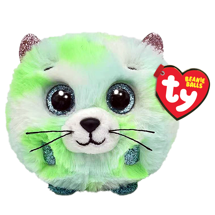Beanie Ball- Evie GREEN CAT