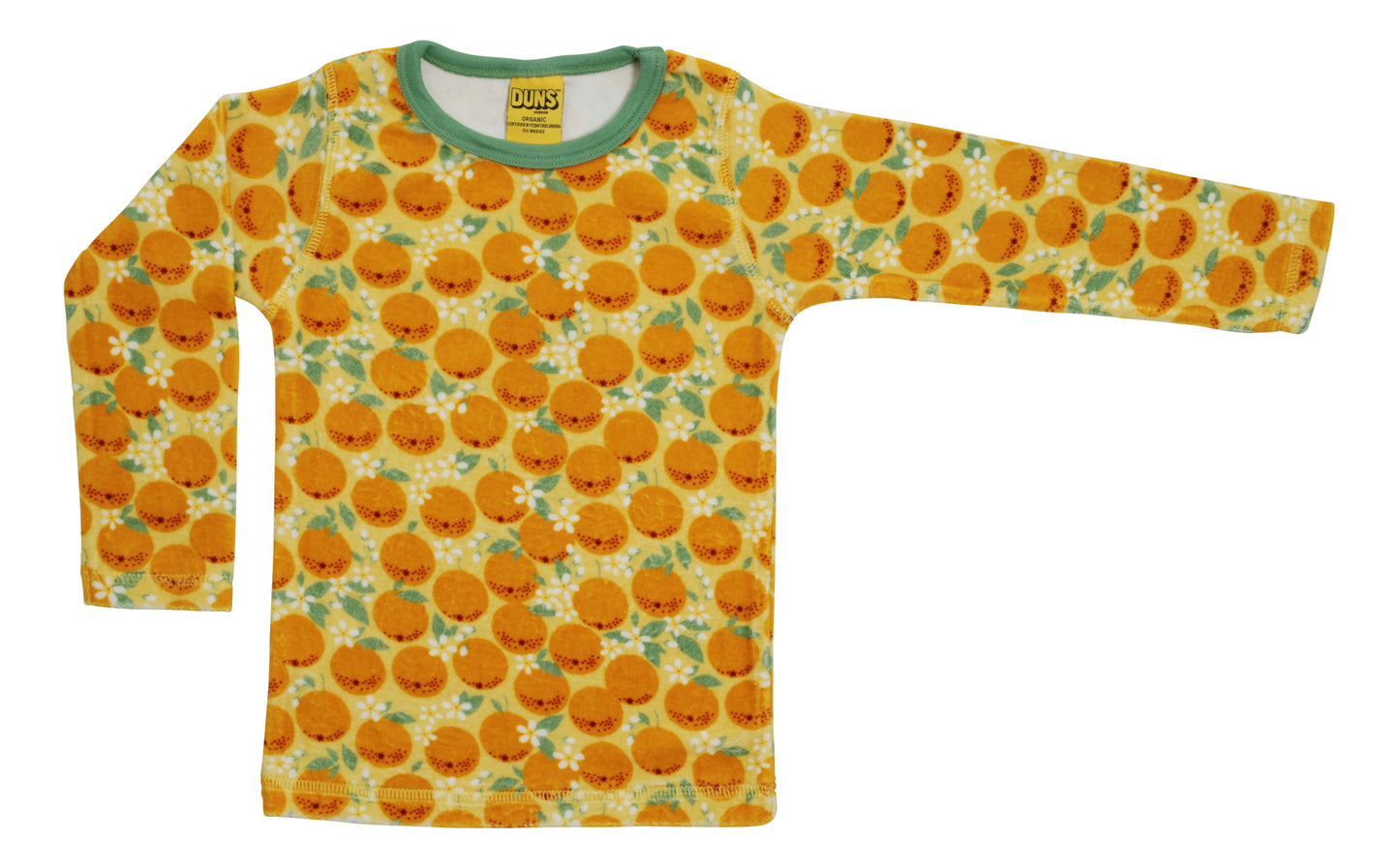 Duns- LS Velour Top - Oranges Yellow