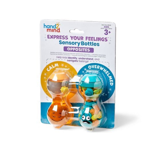 Express Your Feelings Sensory Bottles Opposites
