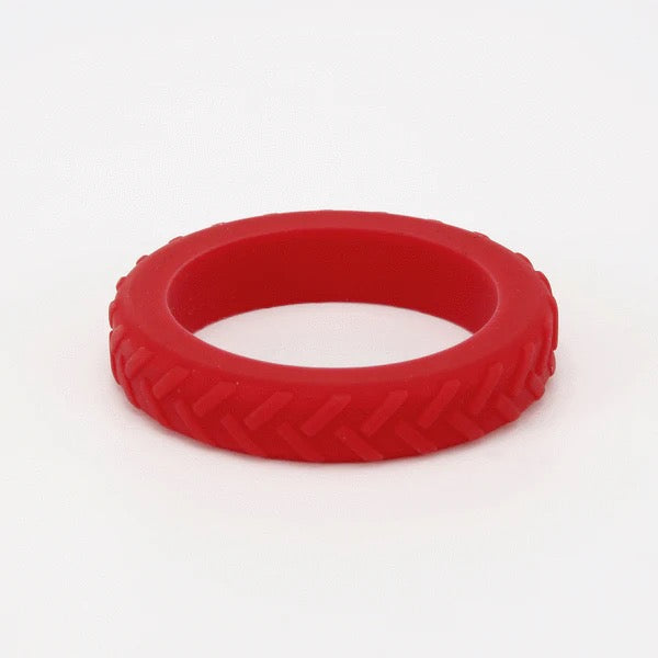 Tread Bangle (Red)- Perfect if you like chewing/Picking things (Child Size)