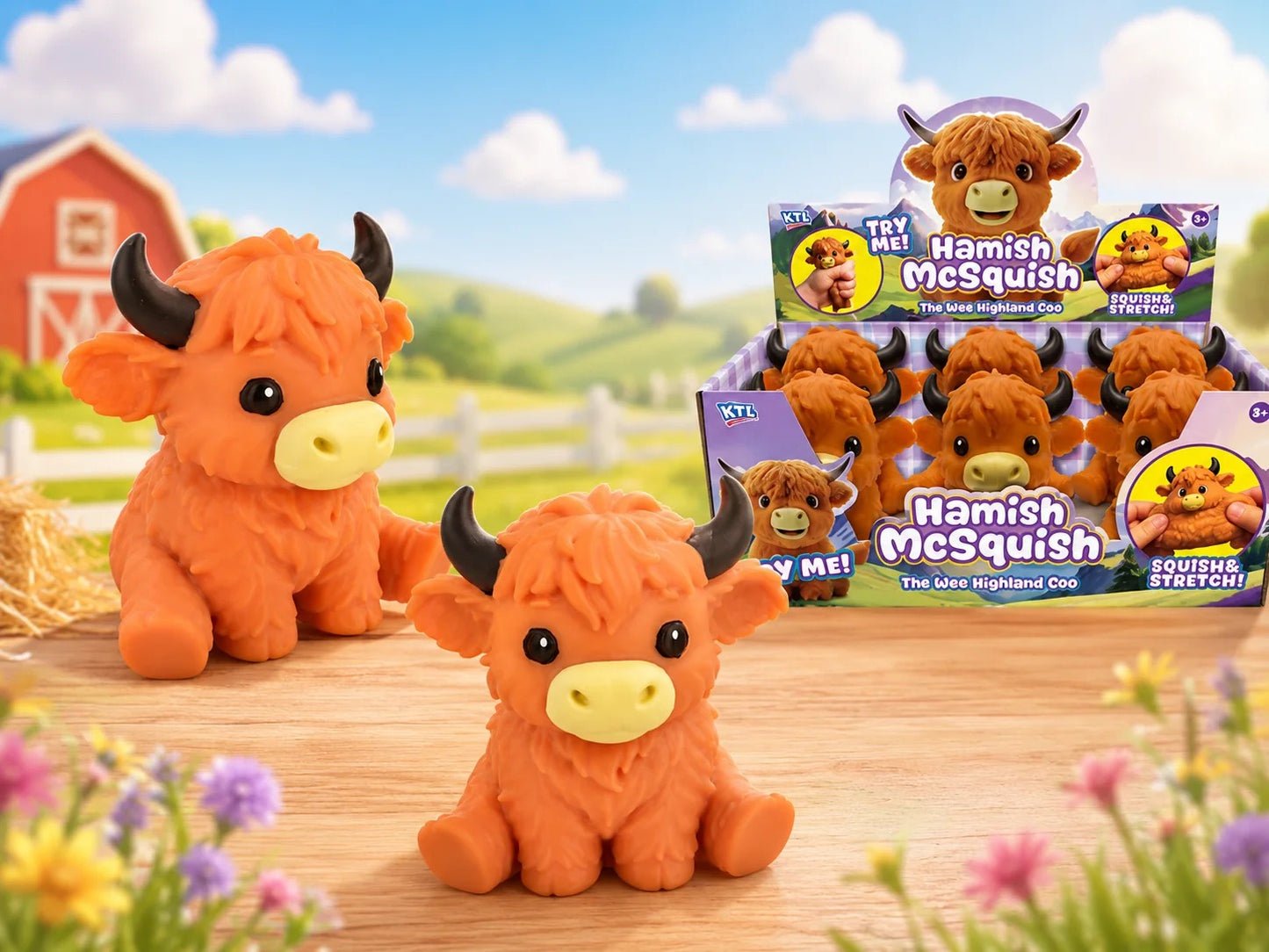 KTL Jumbo Highland Cow Squishy