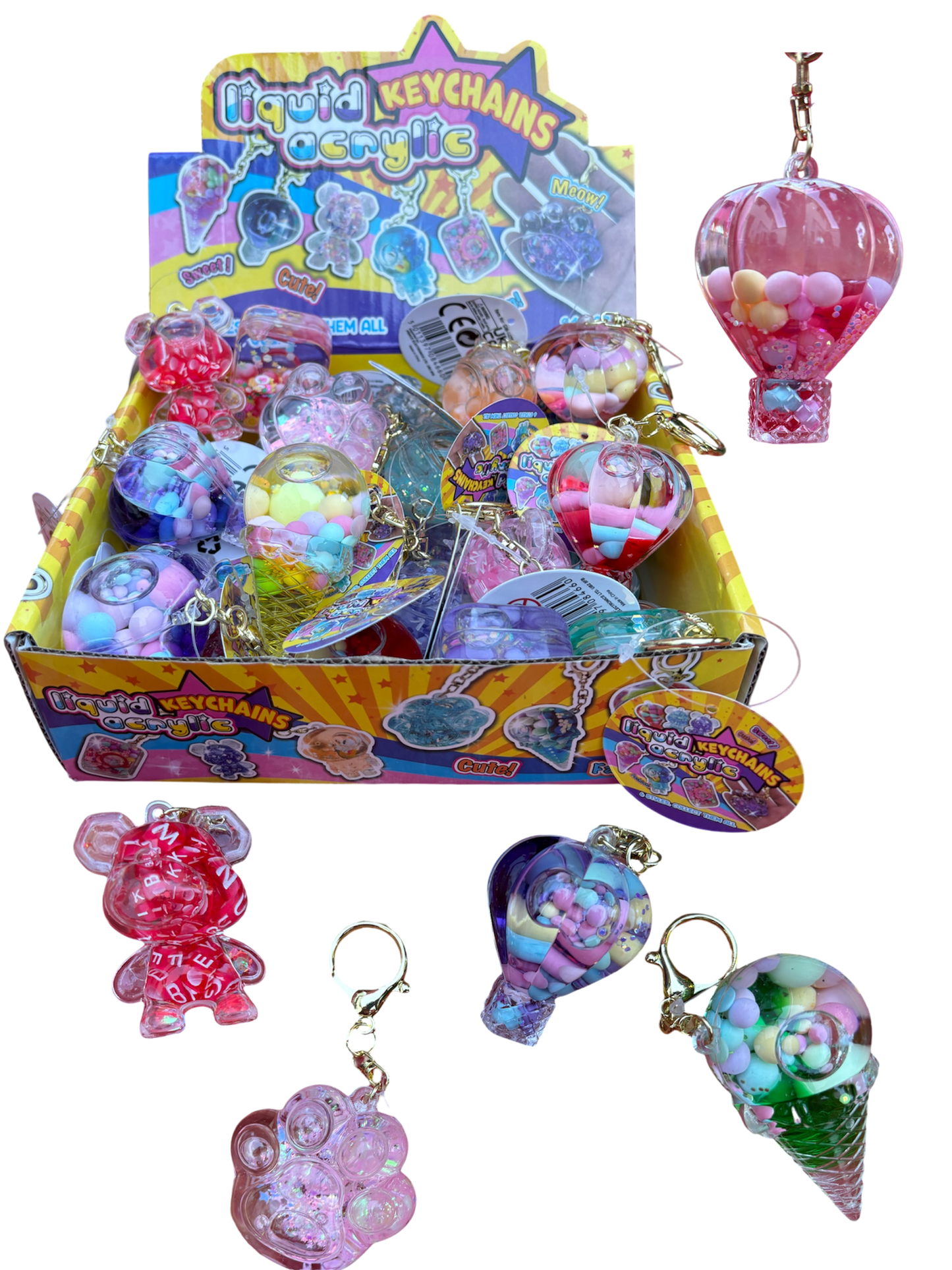 Liquid Acrylic Keyrings