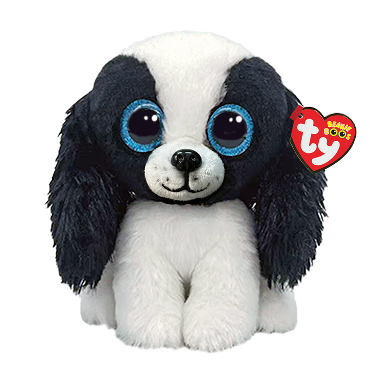 Beanie Boo- Sissy BLACK AND WHITE DOG