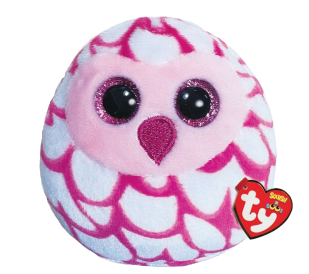 Beanie Mini Squish a Boo PINKY OWL