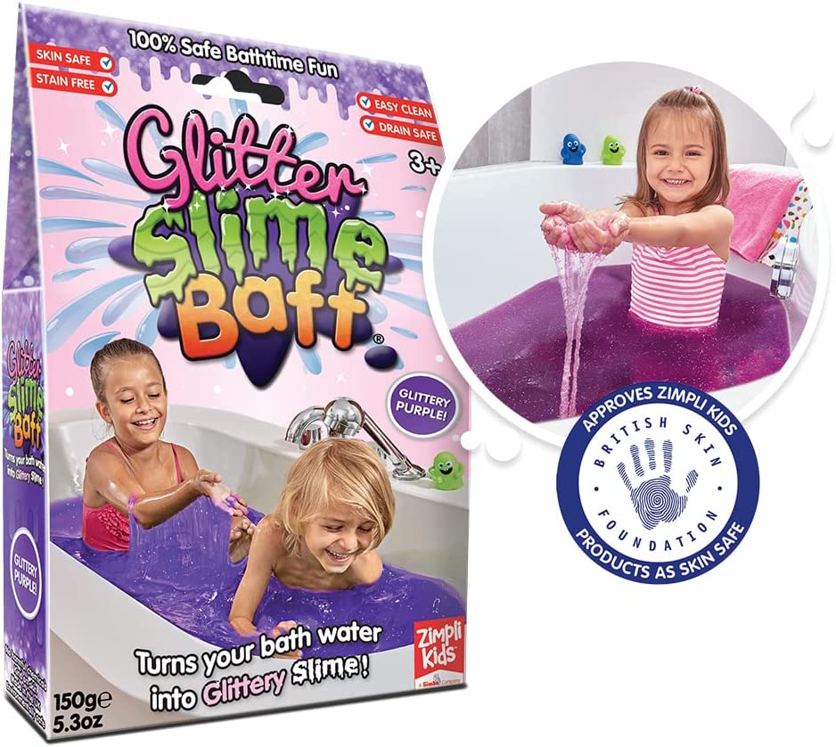 Glitter Slime Baff Purple