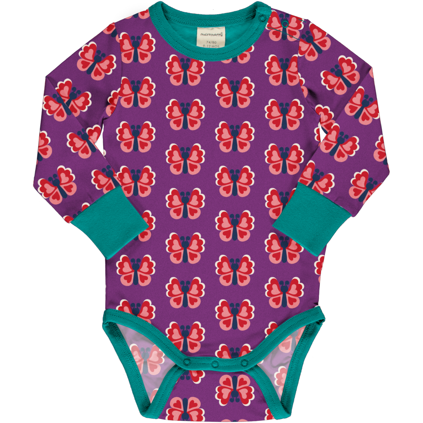 Maxomorra Body LS - Butterfly 86/92 (18-24 months)