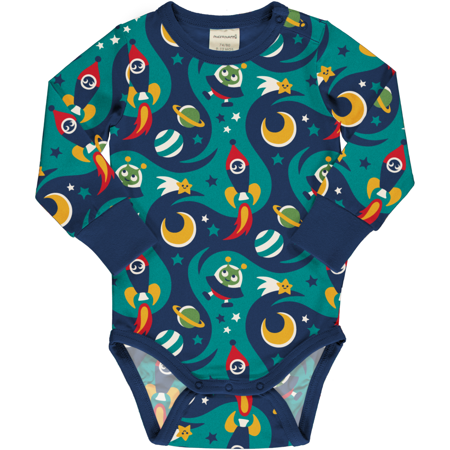 Maxomorra Body LS - Space 86/92 (18-24 months)