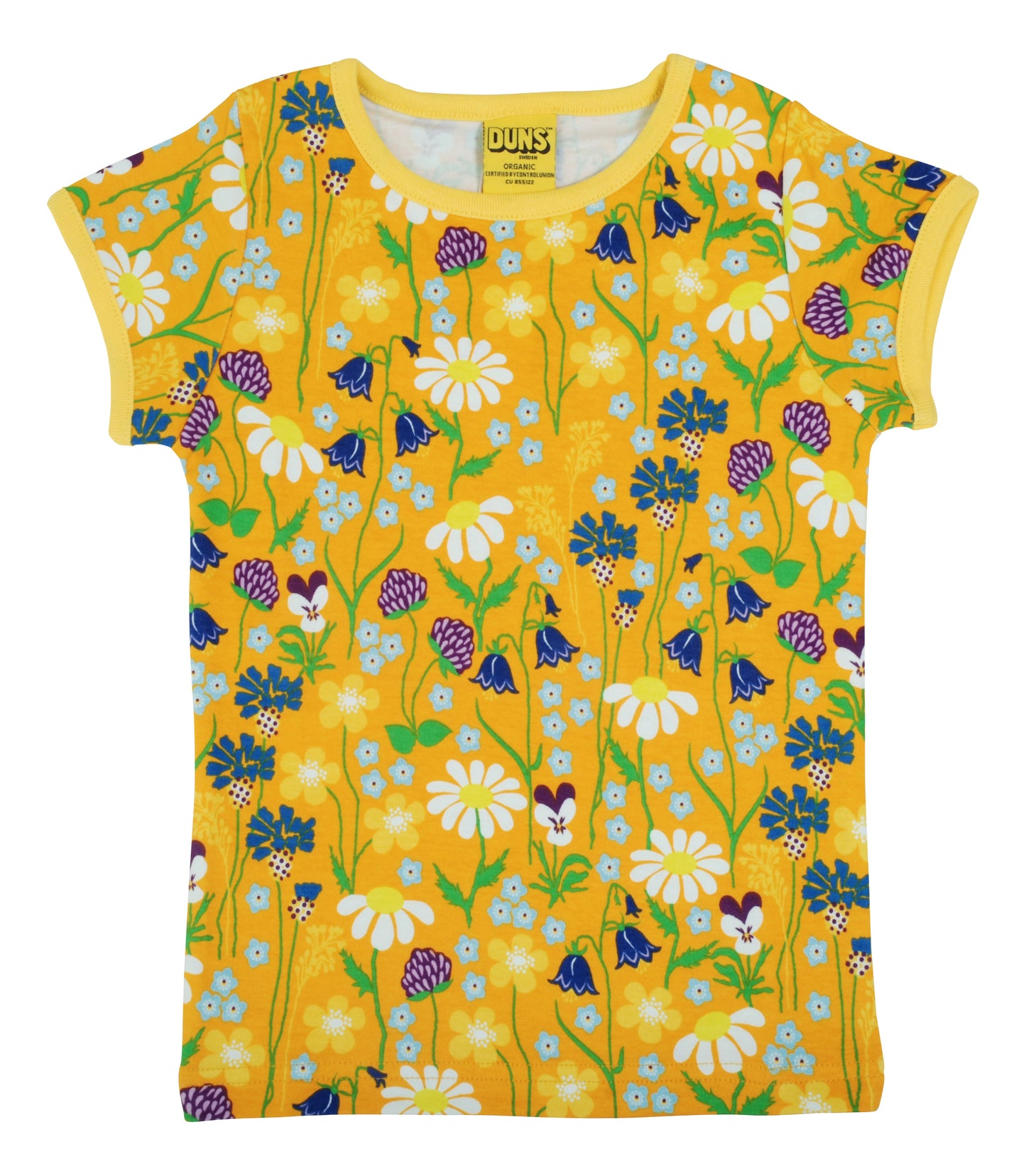 Duns- Short Sleeve Top- Midsummer Yellow