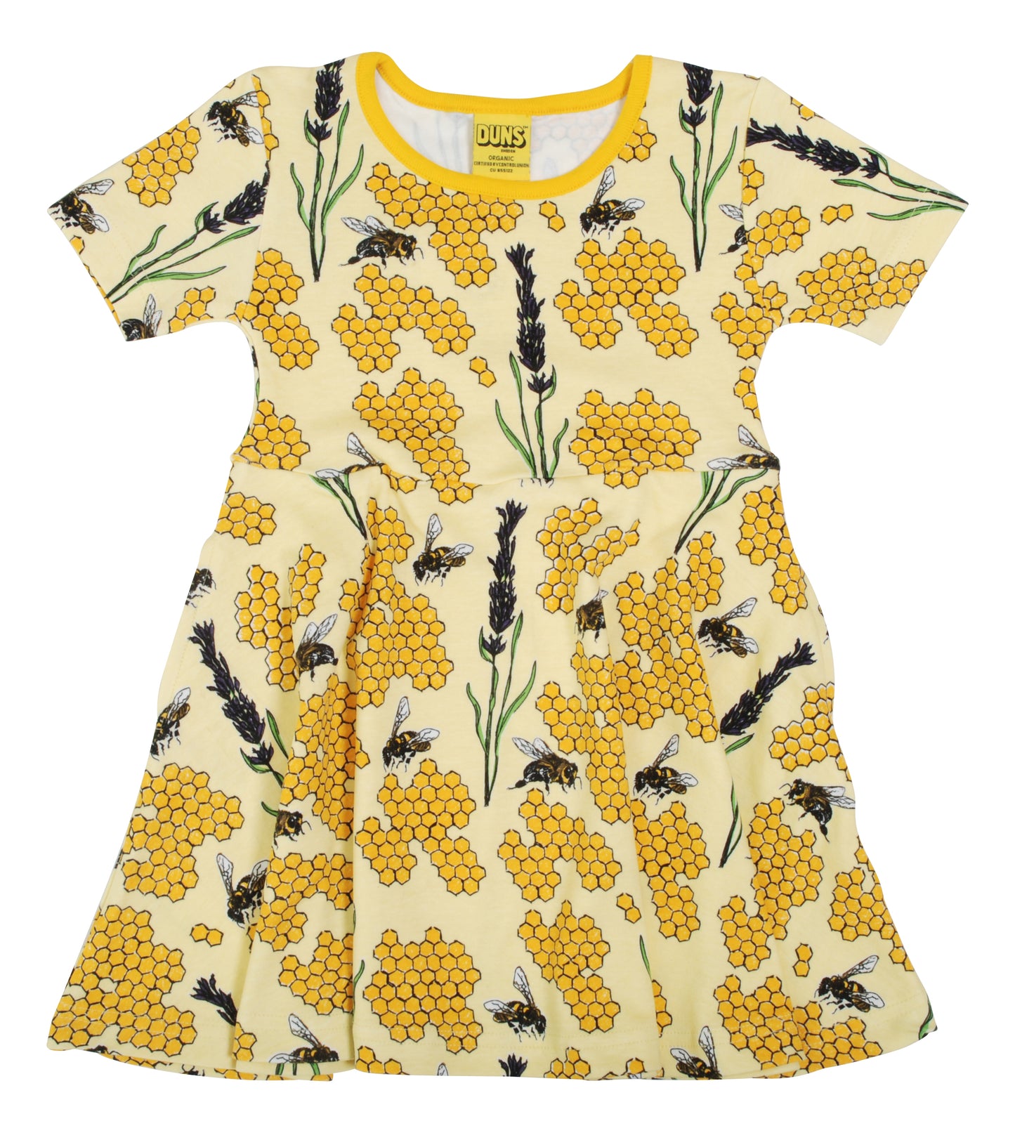 Duns- Skater Dress- Bee Yellow