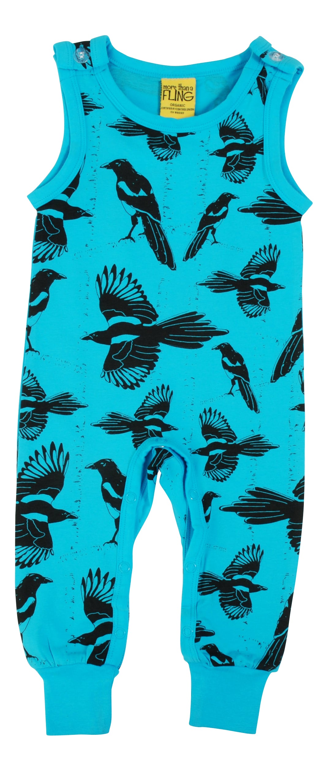 More Than A Fling- Dungarees- Pica Pica Blue Atoll