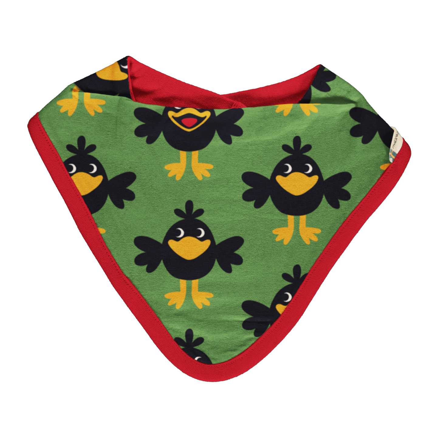Maxomorra Dribble Bib- Crow - One Size