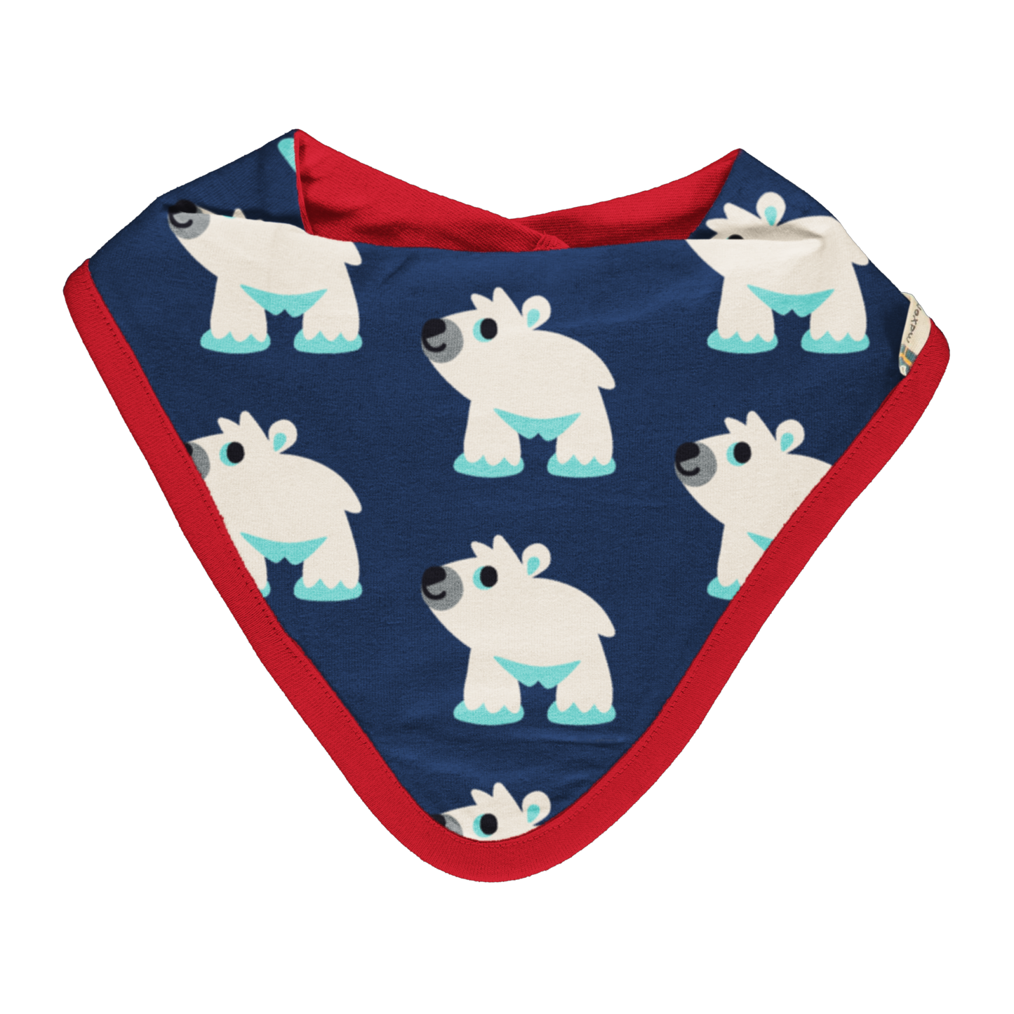 Maxomorra Dribble Bib- Polar Bear - One Size