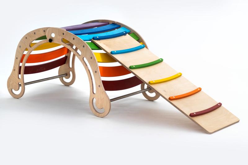 Wooden Foldable Extra Large Rainbow Rocker