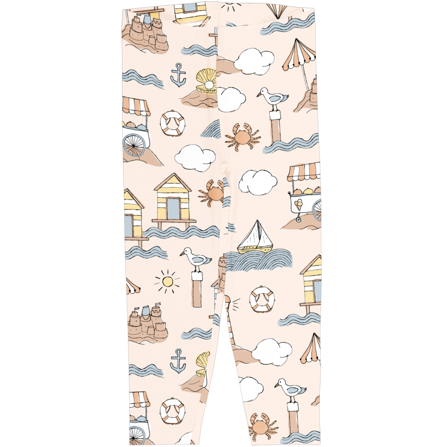 Meyaday Leggings Cropped- Salty Shore