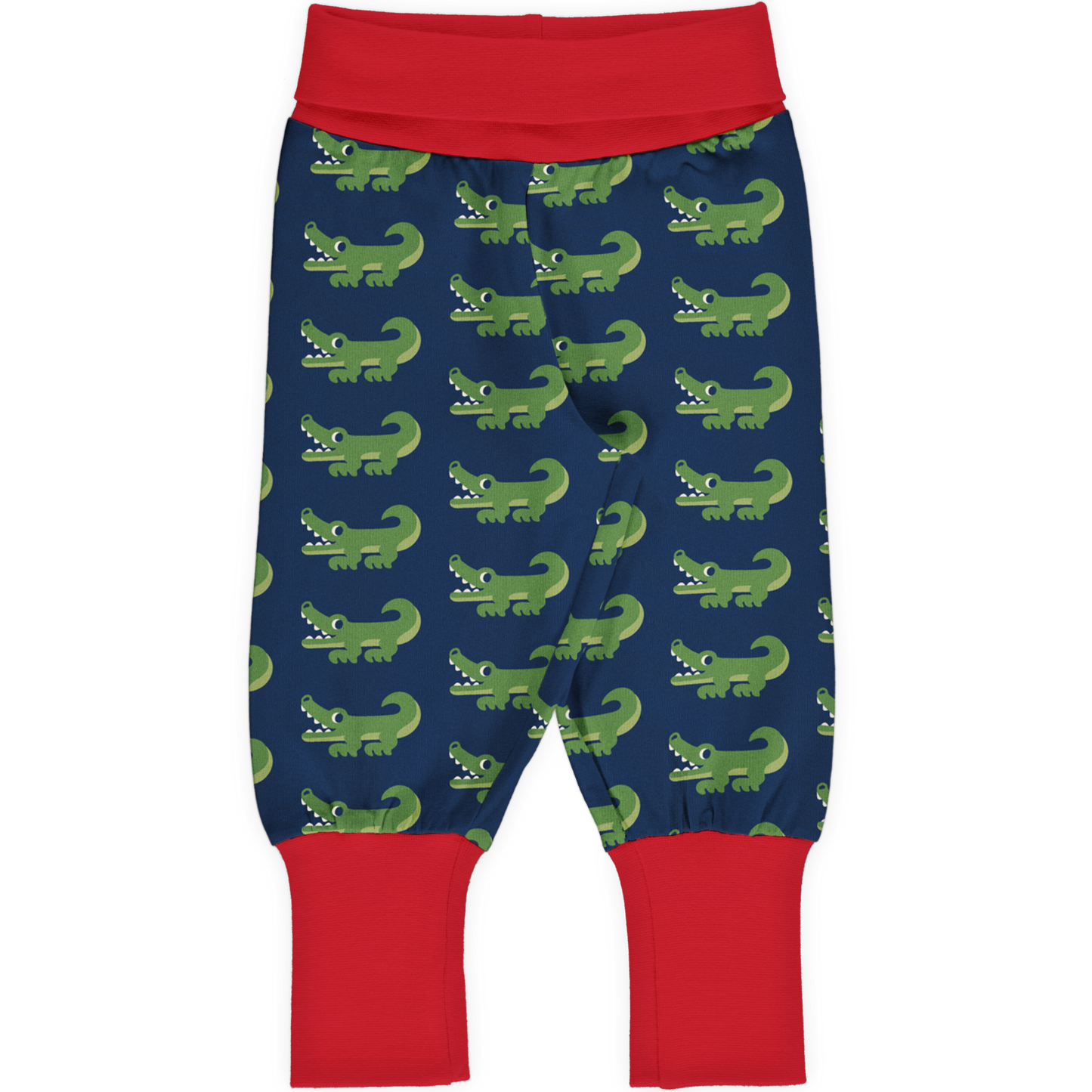 Maxomorra Pants Rib CROCODILE
