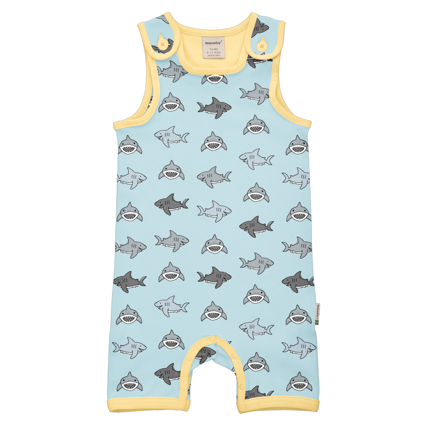 Meyaday Playsuit Short- Salty Shark