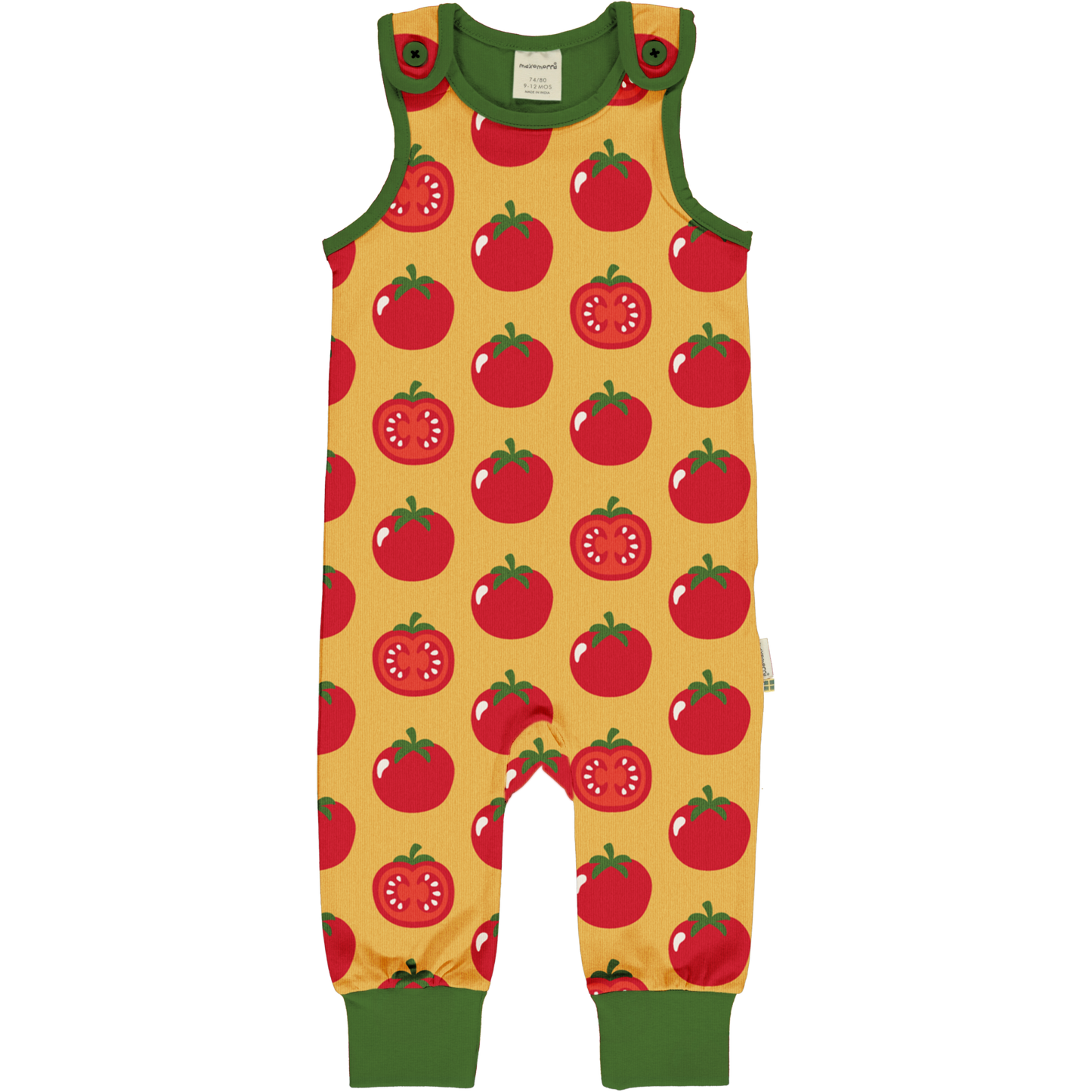 Maxomorra Playsuit TOMATO