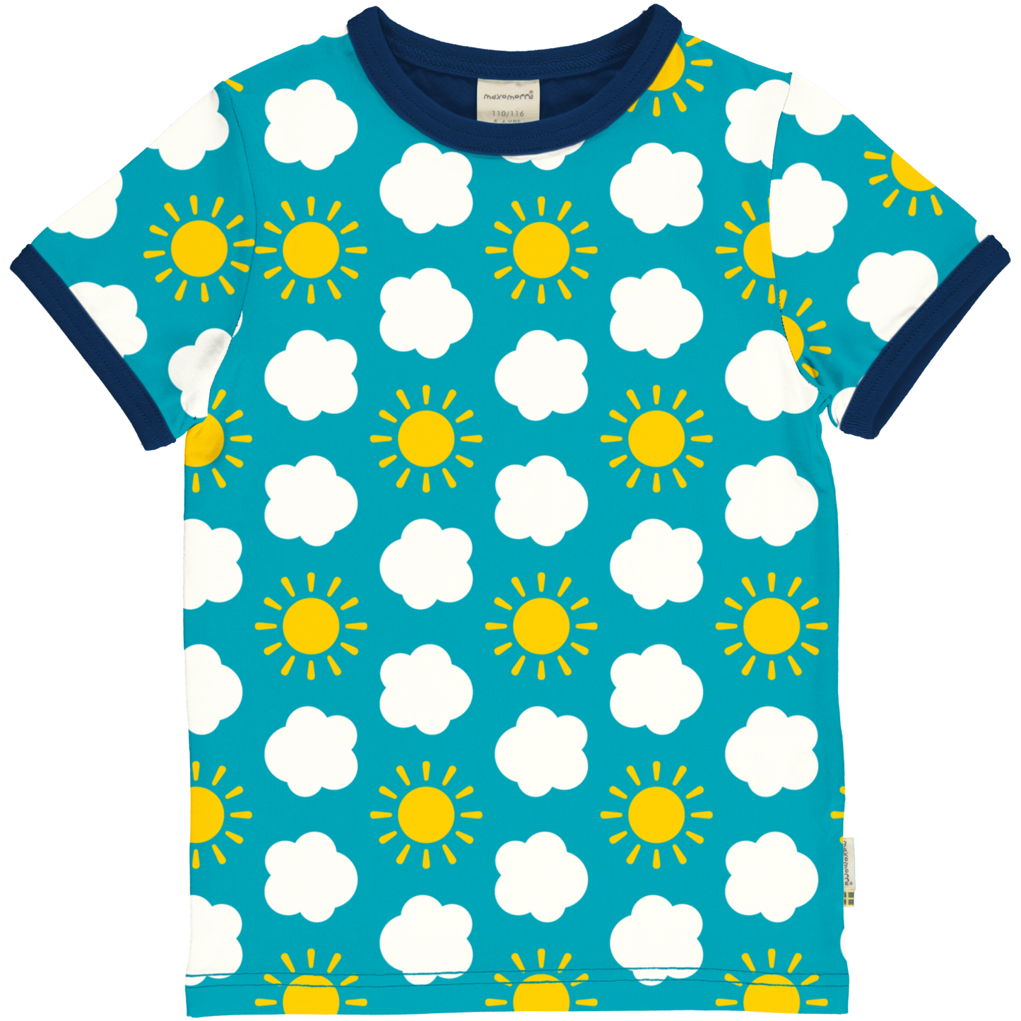 Maxomorra Top SS *Adult* Sky (Slim Fitted)