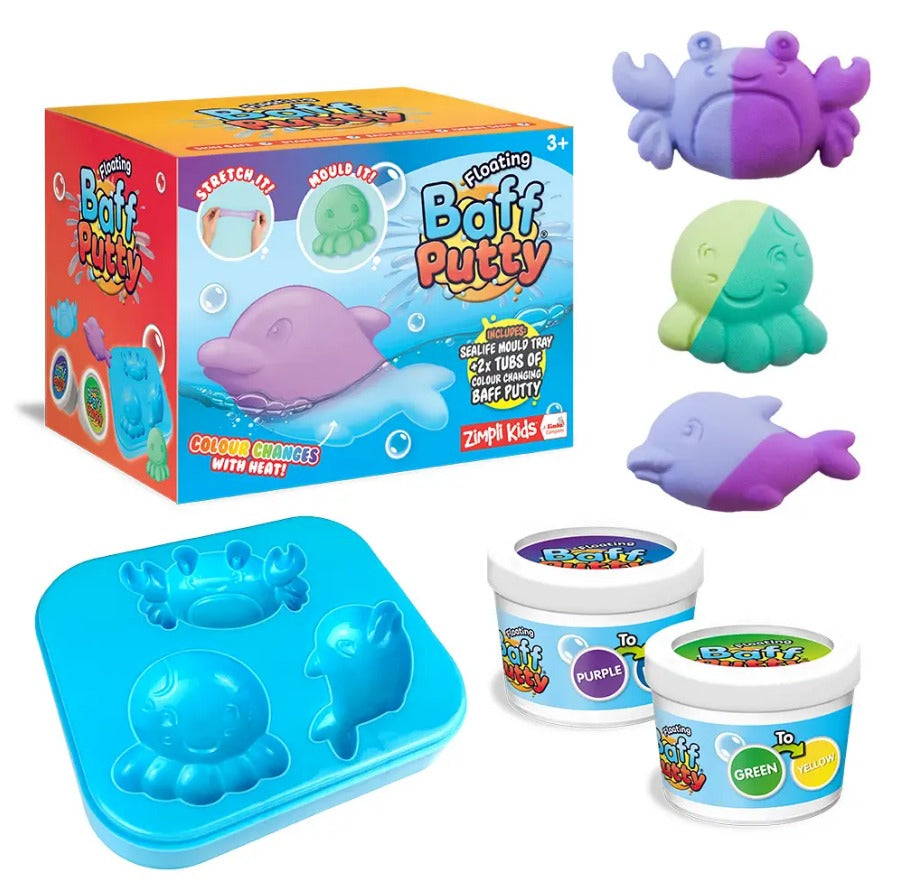 Floating Baff Putty, Stretchable Mouldable Colour Changing!
