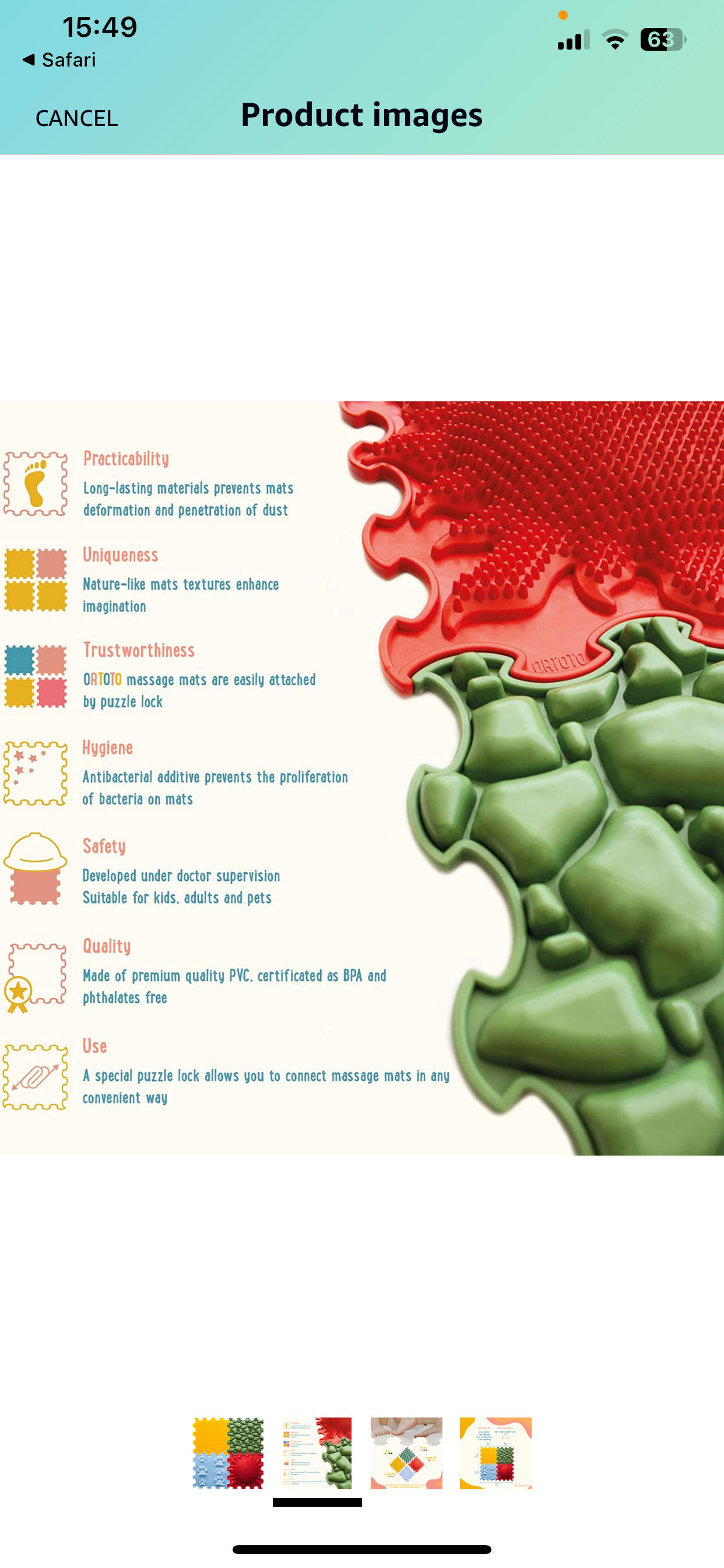 Fantastic Four Sensory Floor Mat Set