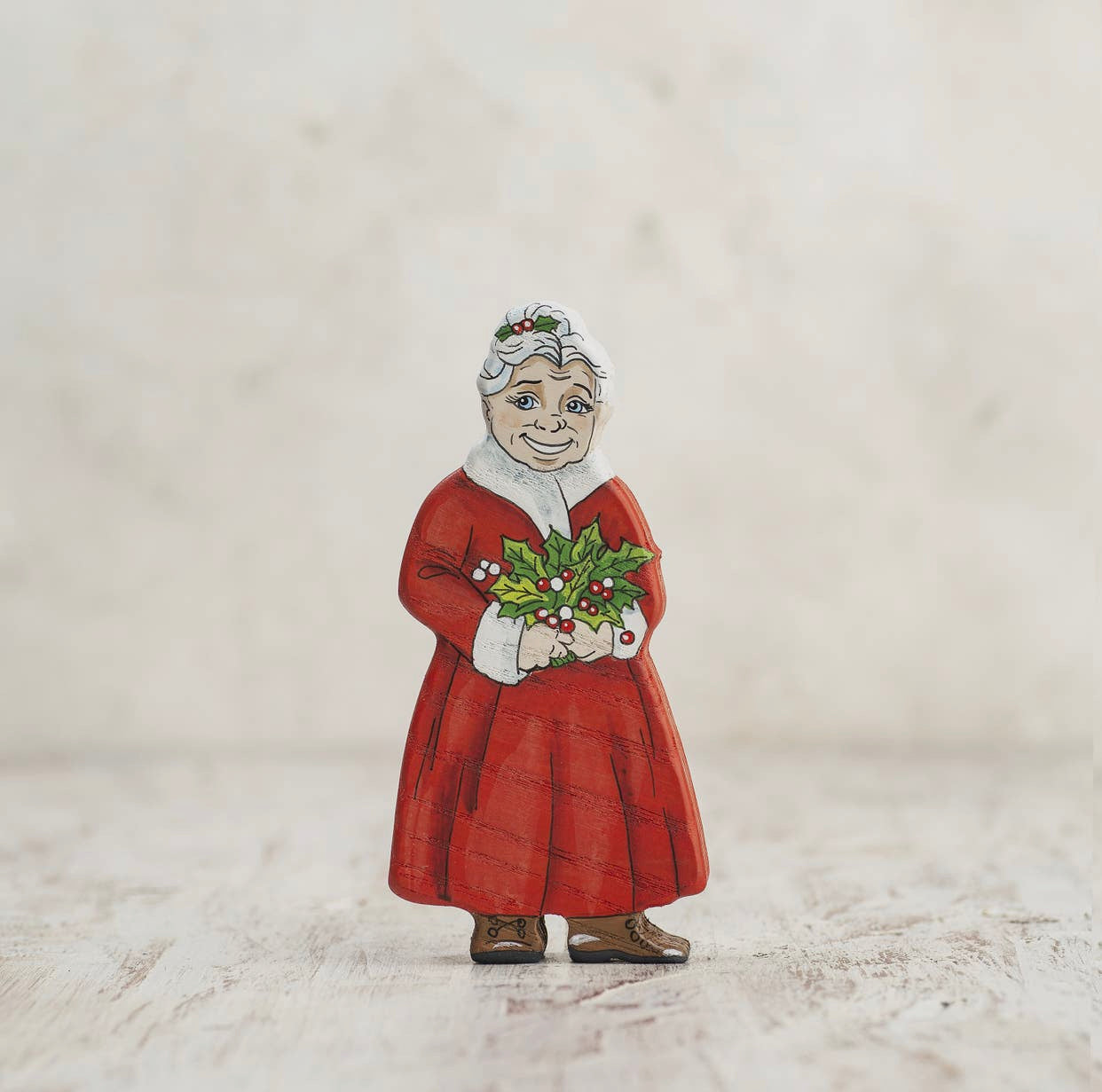 Mrs Claus by Wooden Caterpillar