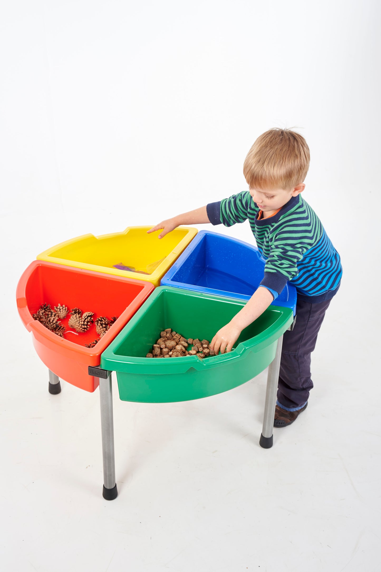 Exploration Colourful Trays and Stand Set