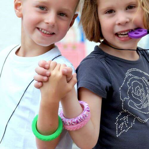 Tread Bangle (Camo)- Perfect if you like chewing/Picking things (Child Size)