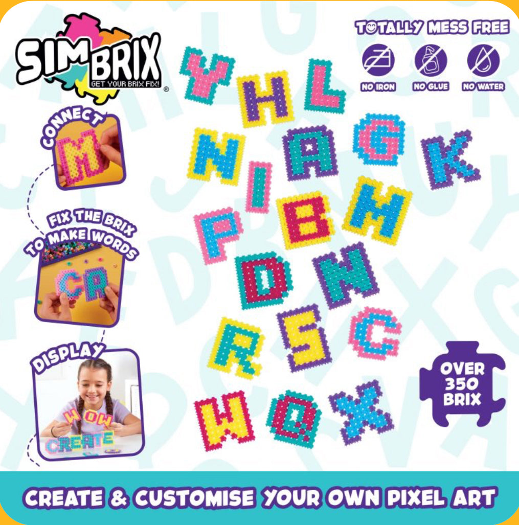 Sim Brix Random Sim Brix Alphabrix Set – Wooden, Sensory and Softplay Ltd
