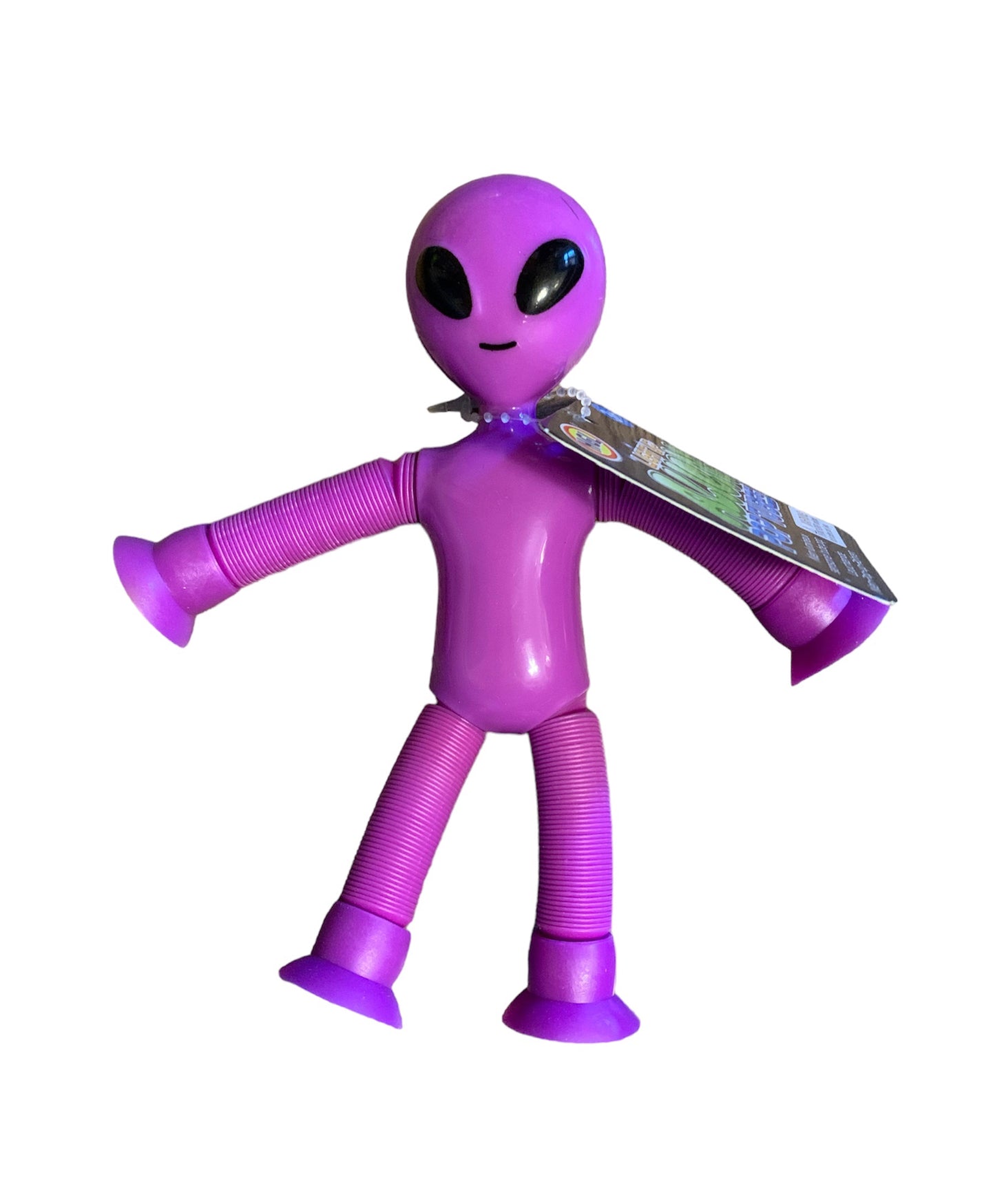 Light up alien pop tubes fidget toy