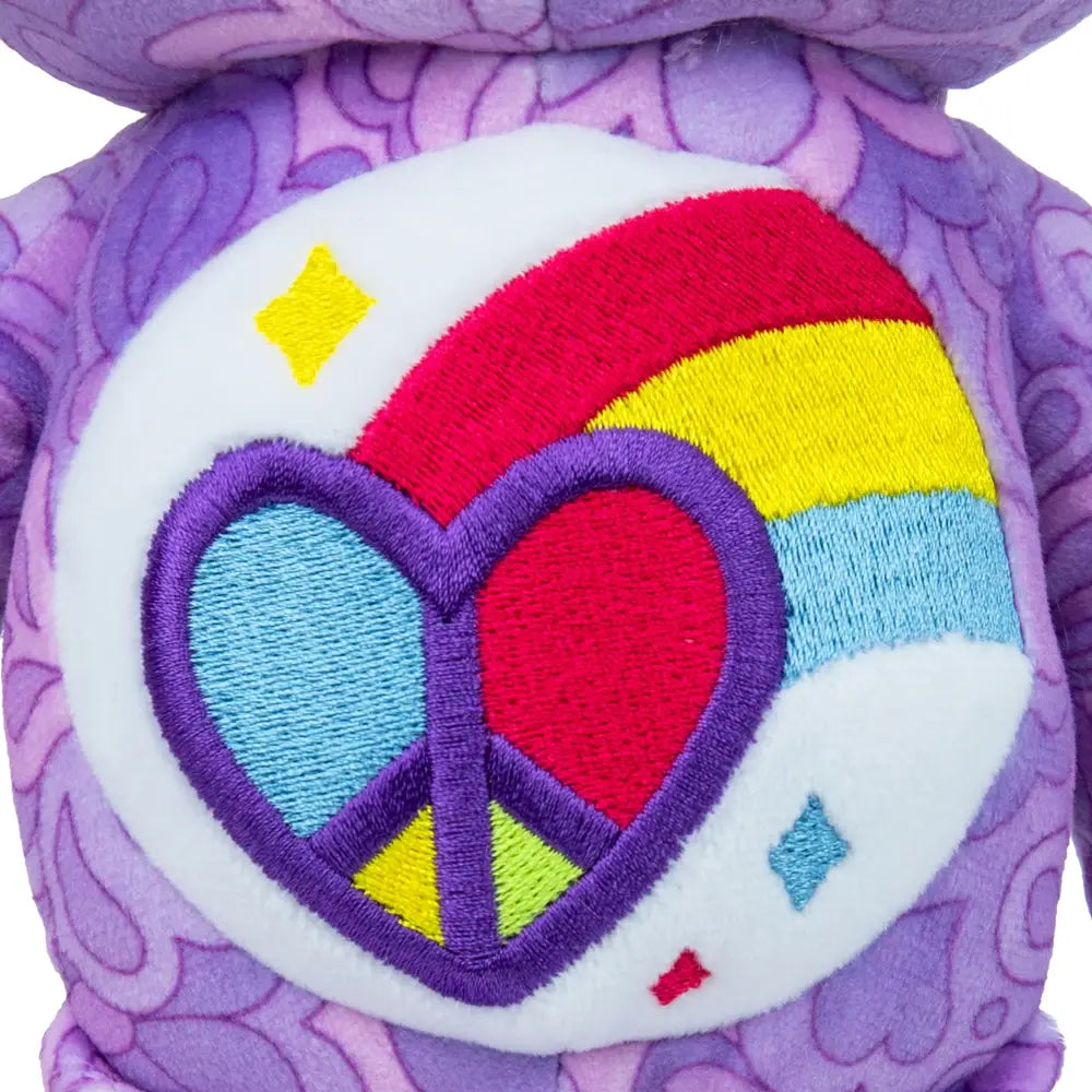 Care Bears Stylized Plush Peaceful Heart Bear Eco Friendly 22cm