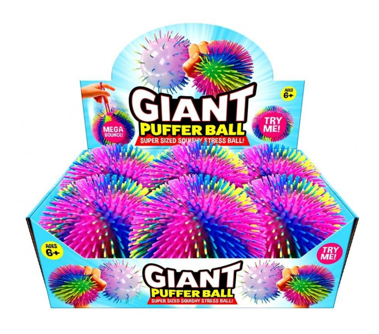 Giant Puffer Ball 3-tone Colour