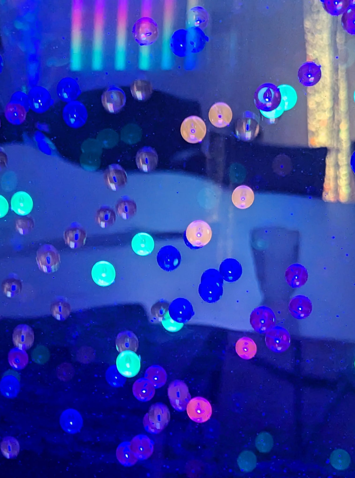 Wall Hanging Glow Bead Cascade