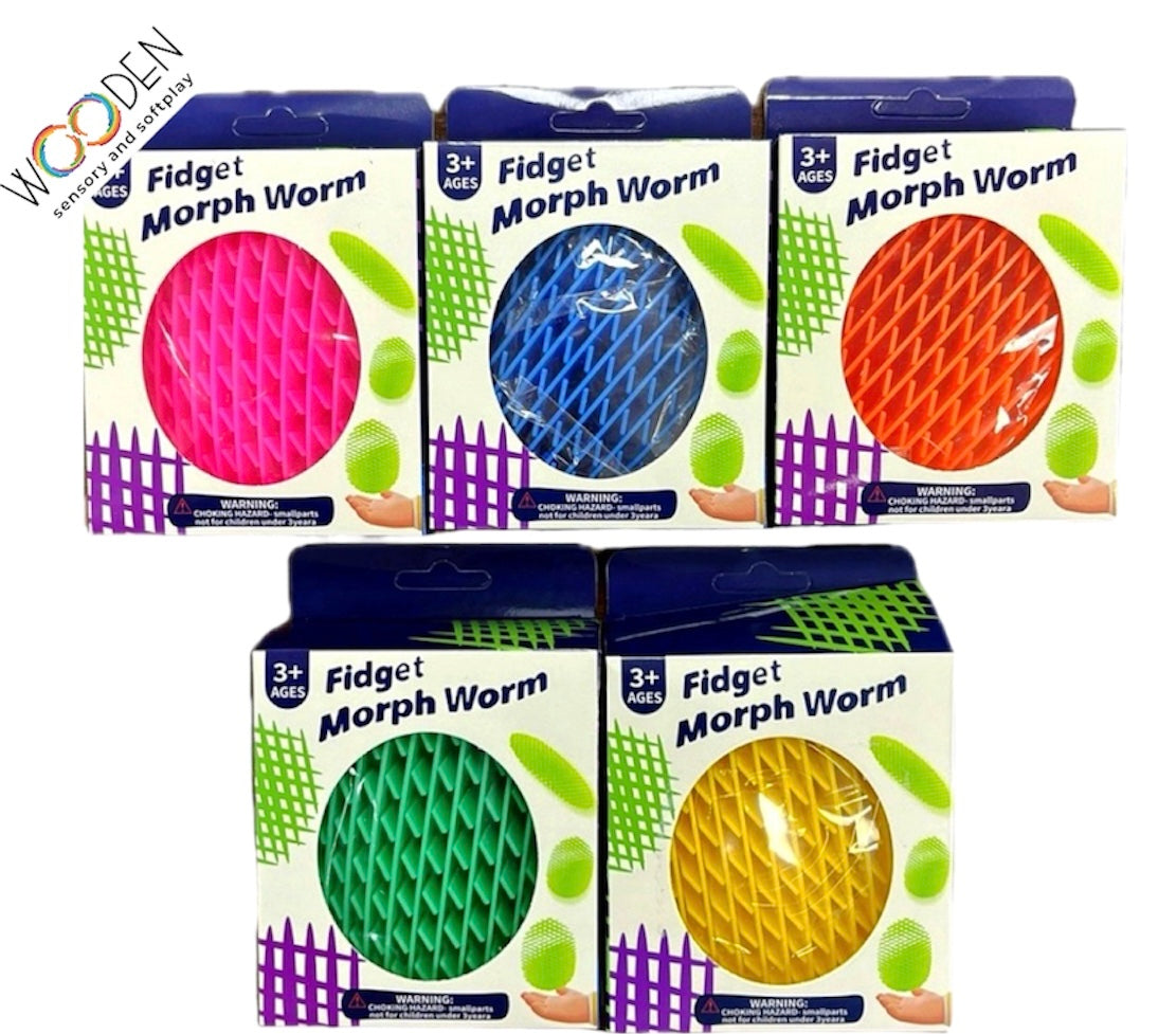 Fidget Morph Worm – Wooden, Sensory and Softplay Ltd