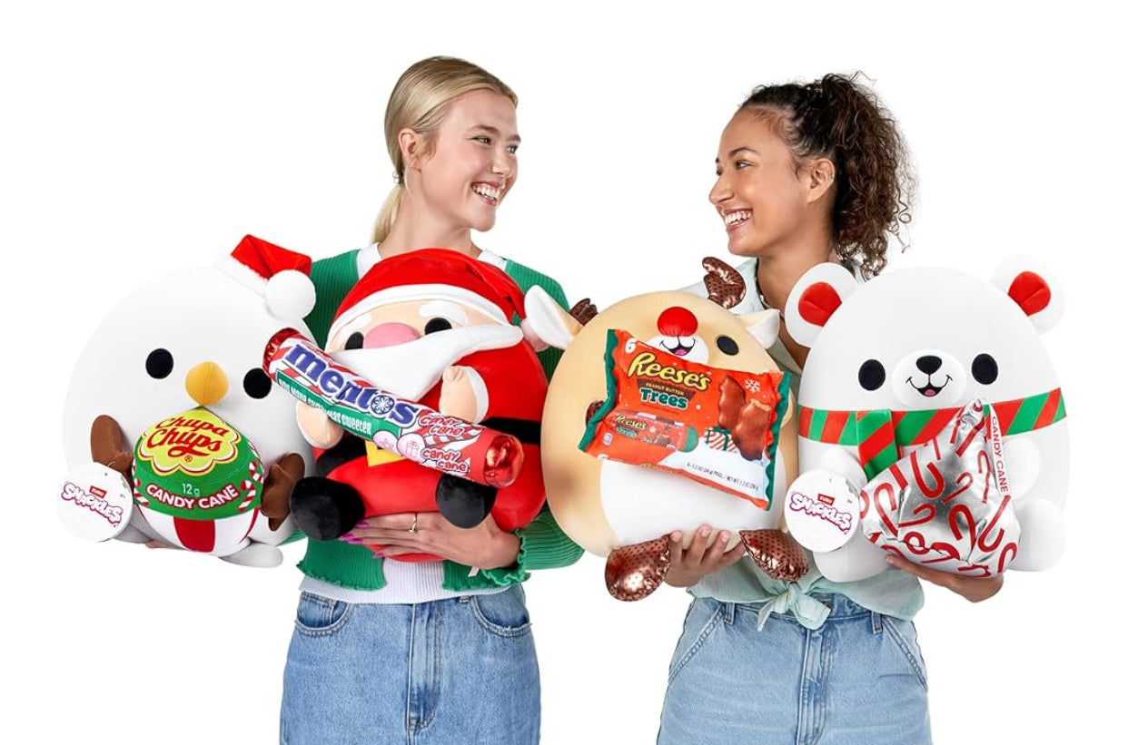 Snackles Christmas 35cm Polar Bear (Kisses)