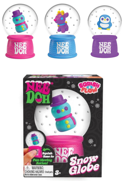 Needoh Squish N Flow Snow Globe