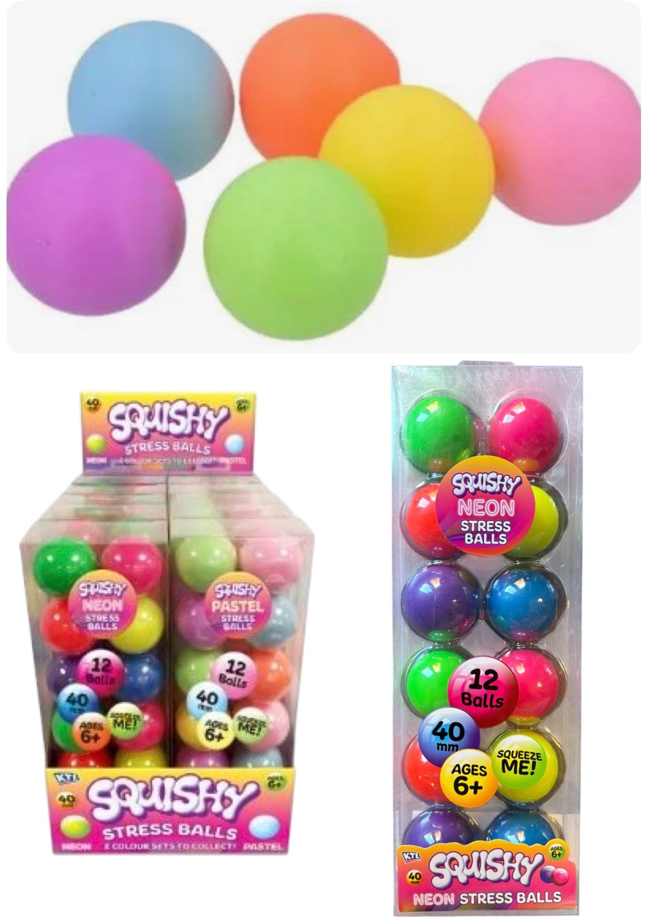 Set of 12 Squishy Balls