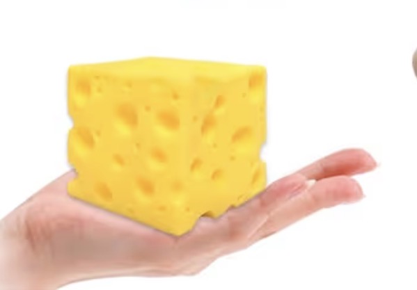 Slow Release Squishy Cheese - 7.5cm