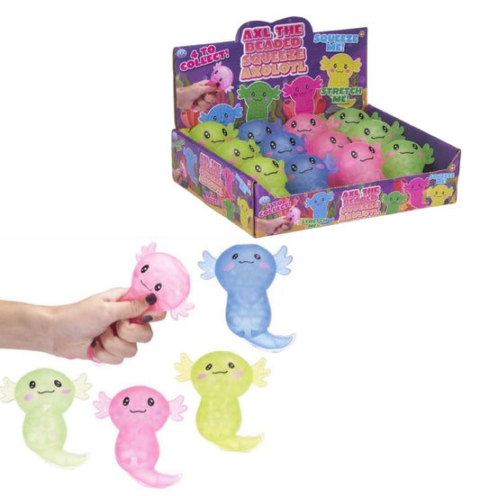 Beaded Squeeze Squishy Axolotl