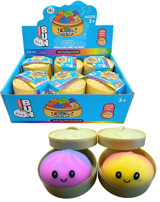 Two Tone Rainbow Mystery Bao Dumpling