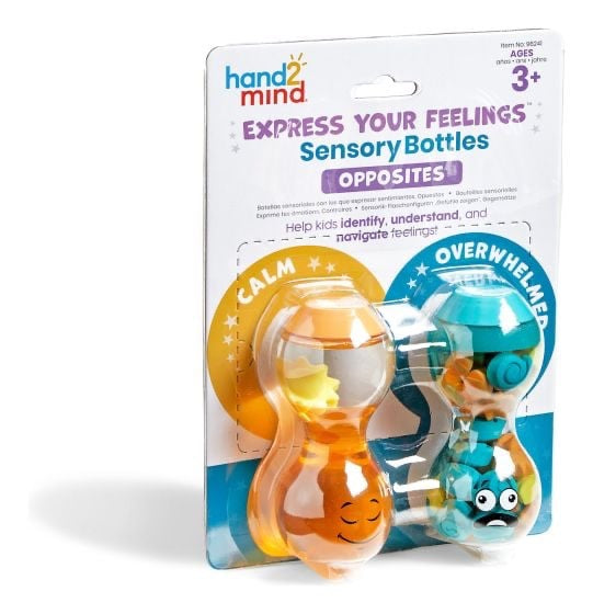 Express Your Feelings Sensory Bottles Opposites