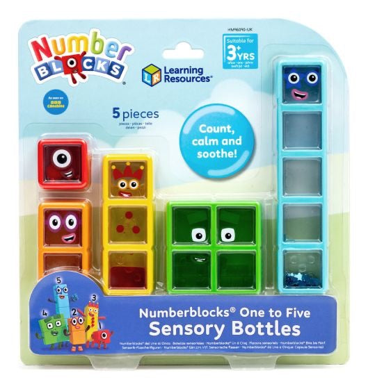 Numberblocks 1-5 Sensory Tubes