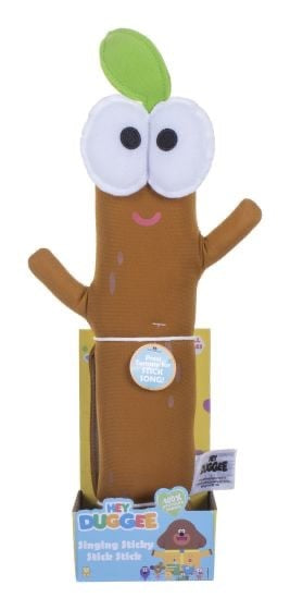 Hey Duggee Singing Sticky Stick Stick Soft Toy