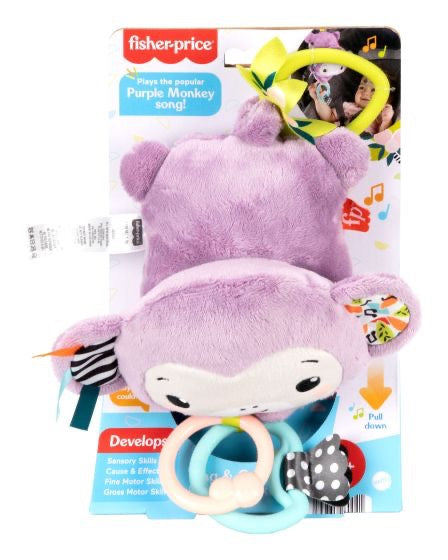 Fisher Price Sing & Go Purple Monkey