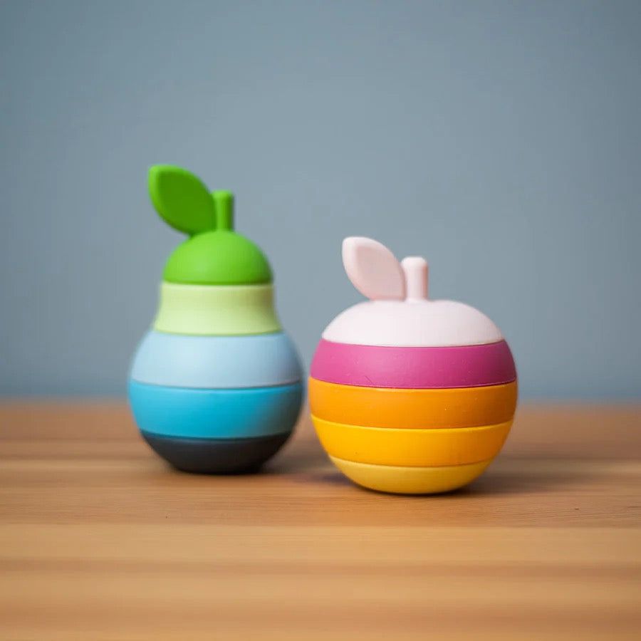 Silicone Stacking Apple & Pear