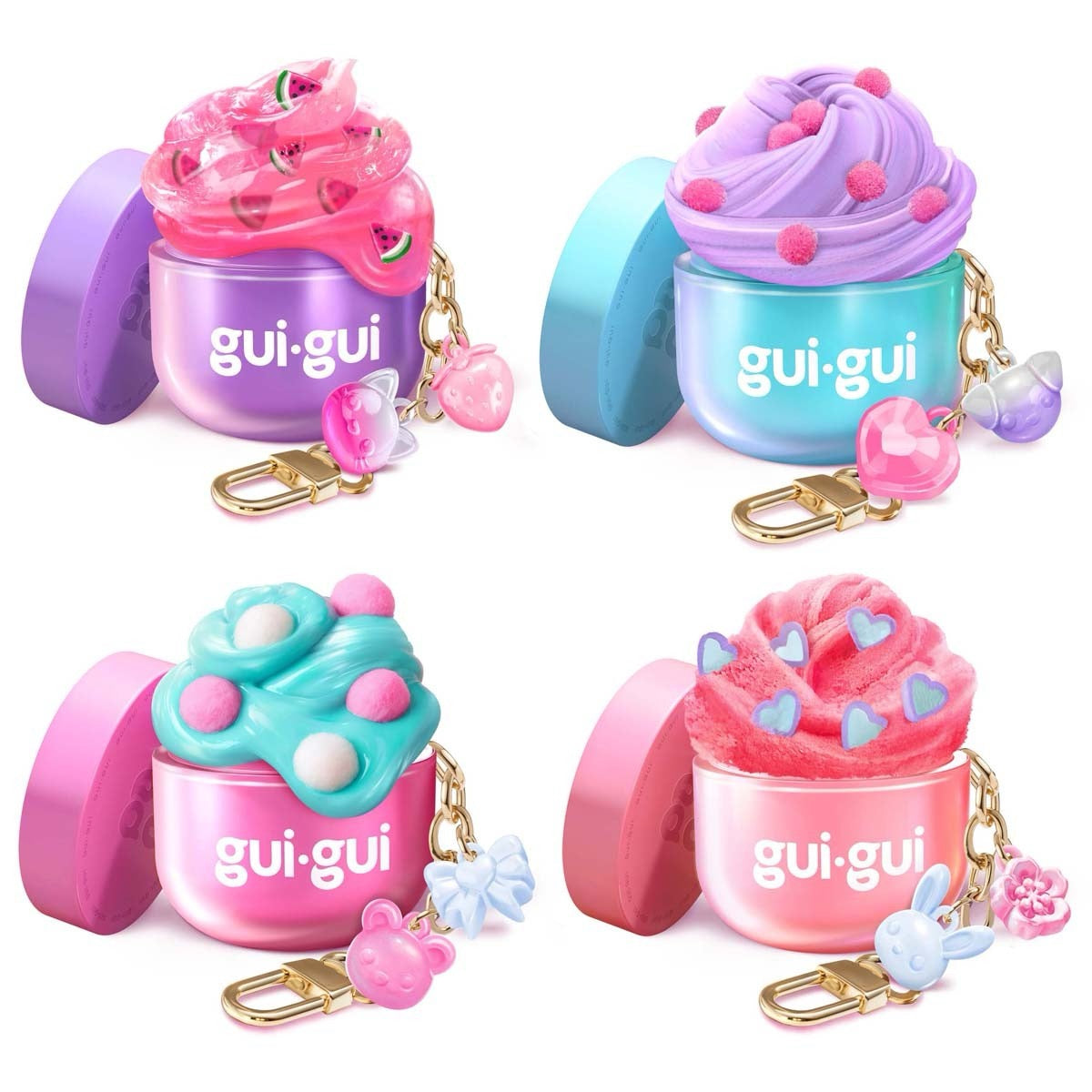 Gui Gui Beautify Your Slime Mini Keyring Craft Set