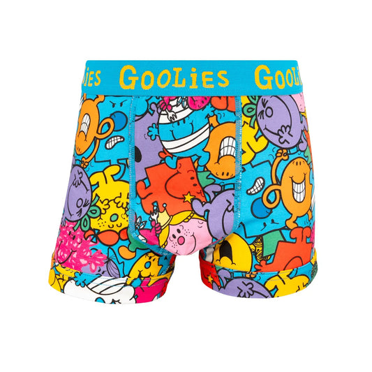 Mr Men Multi - Kids Boxer Shorts - Goolies