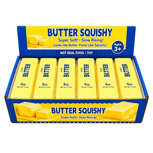 Salted Butter Medium Slow Rising Squeezy Squishy Toy 13cm