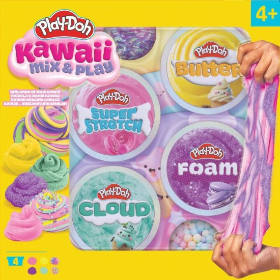 Play-Doh Slime Kawaii Mix & Play 4 Pack