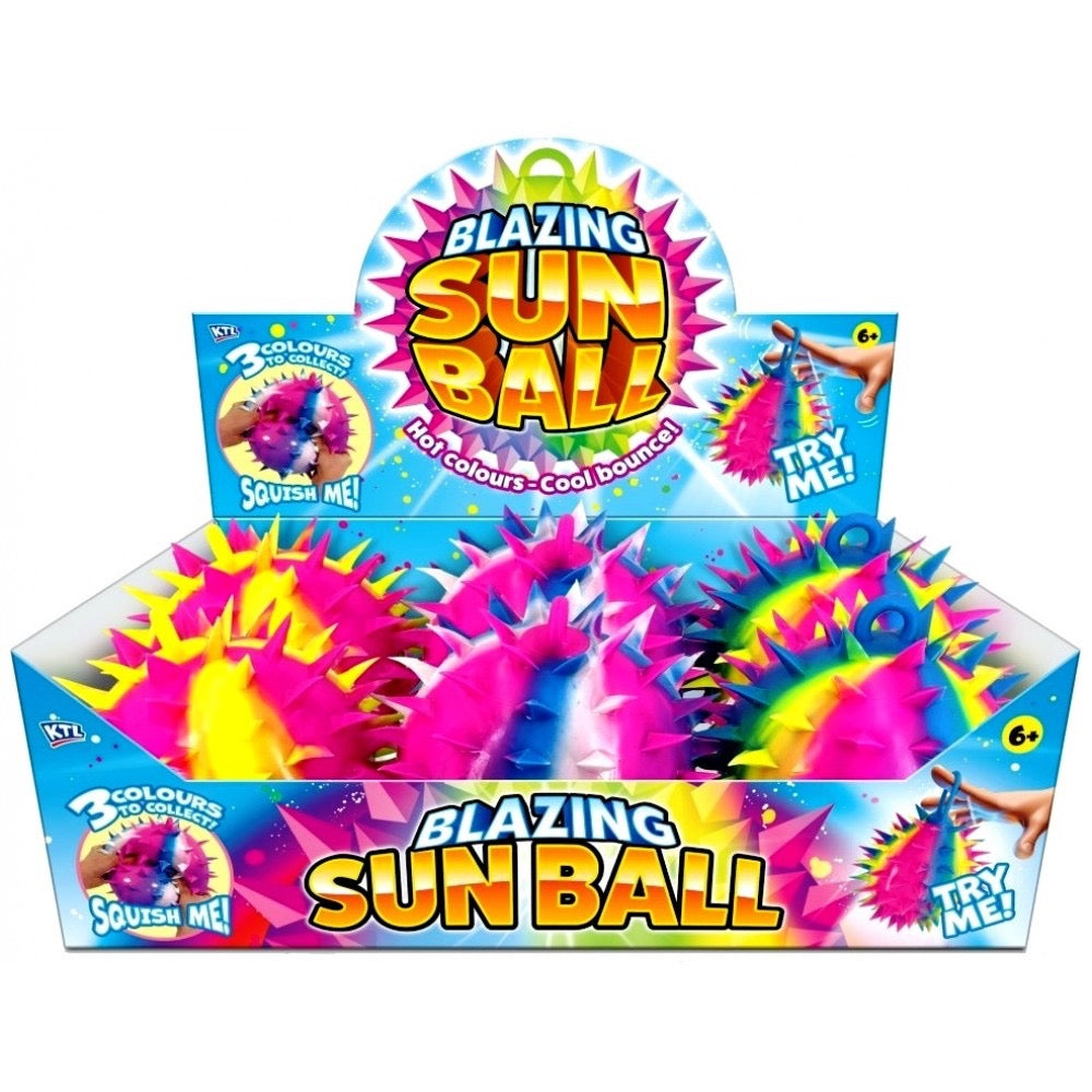 Sun Ball Blazing Jumbo 17cm Spikey Squishy