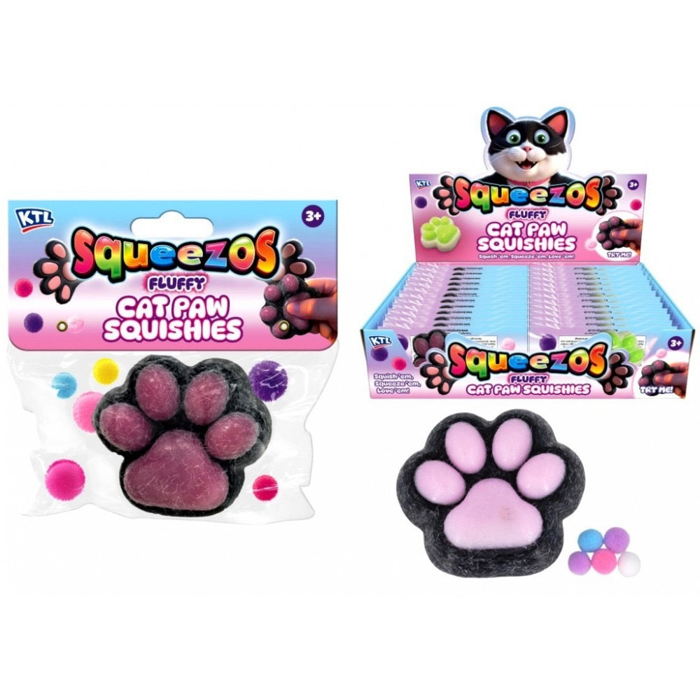 Cat Paw Fluffy Squishies